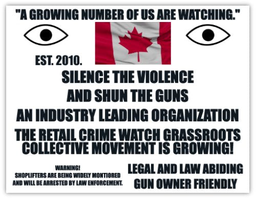 THE RETAIL CRIME WATCH GRASSROOTS COLLECTIVE MOVEMENT START-UP FEE
