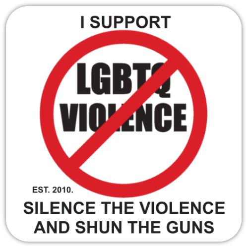 COFFEE MUG AND COASTER SET - THE ANTI-VIOLENCE AGAINST LGBTQ SET