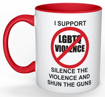 THE ANTI-VIOLENCE AGAINST LGBTQ COFFEE MUG