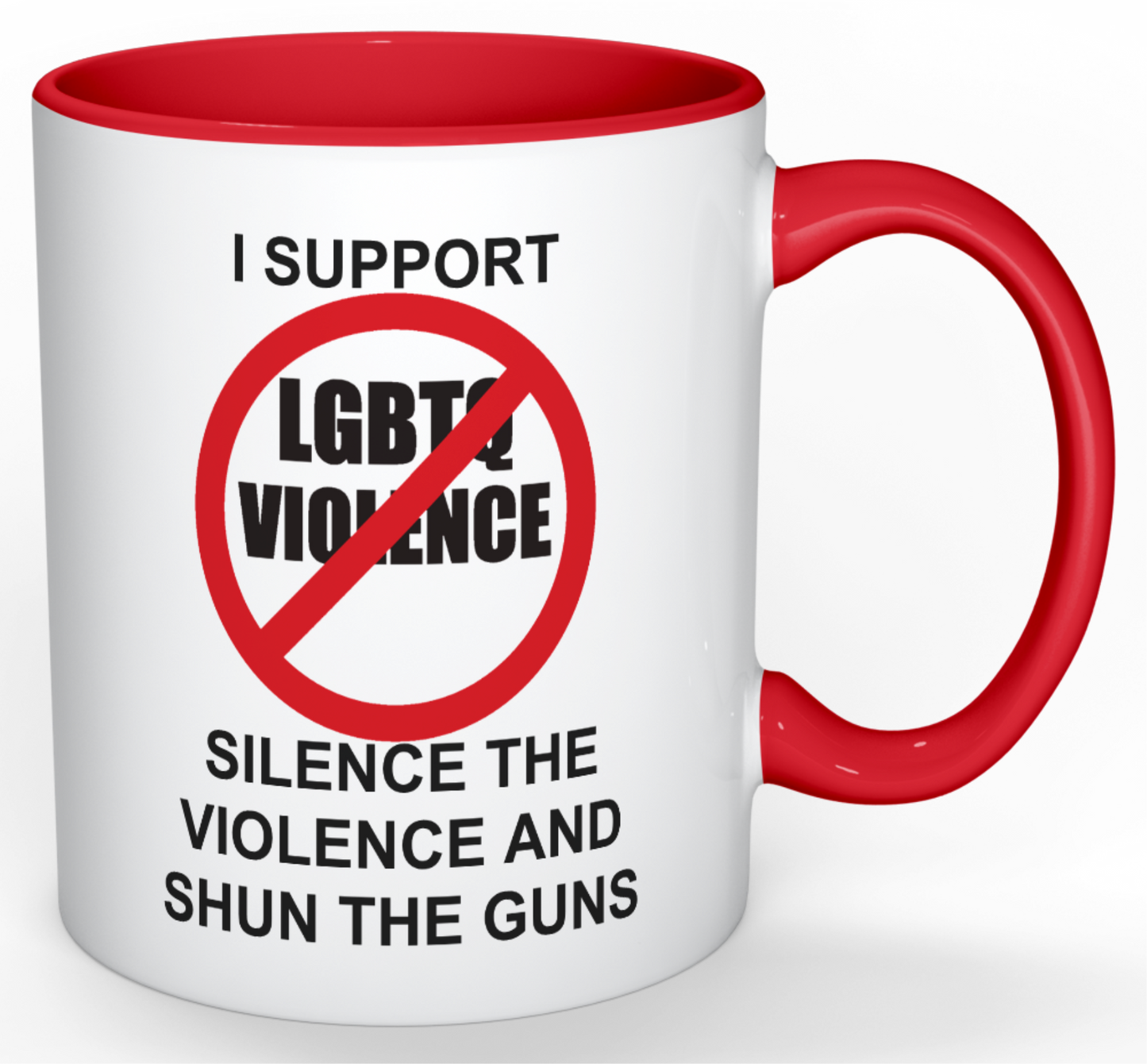 THE ANTI-VIOLENCE AGAINST LGBTQ COFFEE MUG