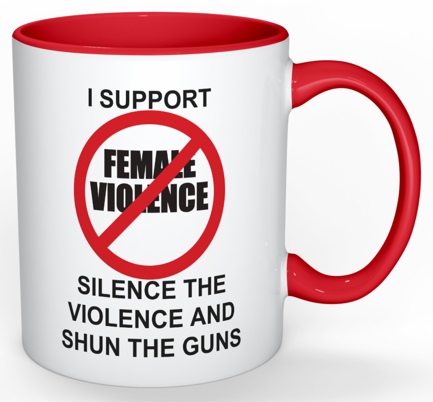 THE ANTI-VIOLENCE AGAINST FEMALES COFFEE MUG