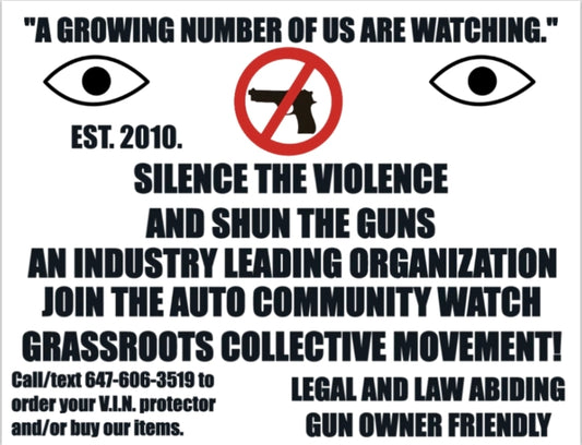 THE V.I.N. AUTO CLONE PROTECTOR CRIME WATCH POSTCARD