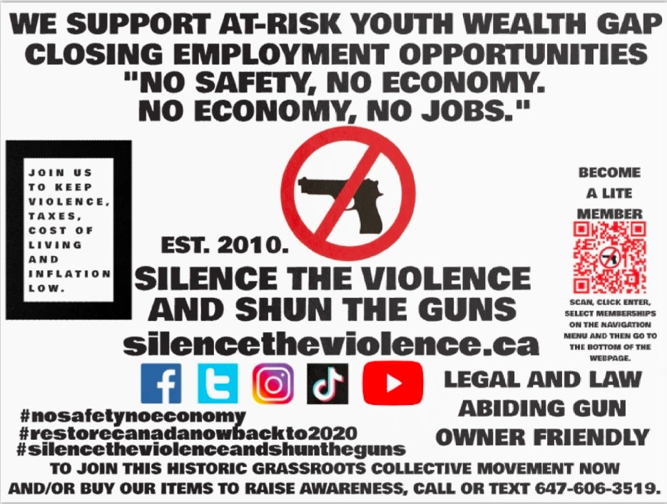 THE WE SUPPORT AT RISK YOUTH WEALTH GAP CLOSING EMPLOYMENT OPPORTUNITIES GRASSROOTS COLLECTIVE MOVEMENT LAWN SIGN KIT