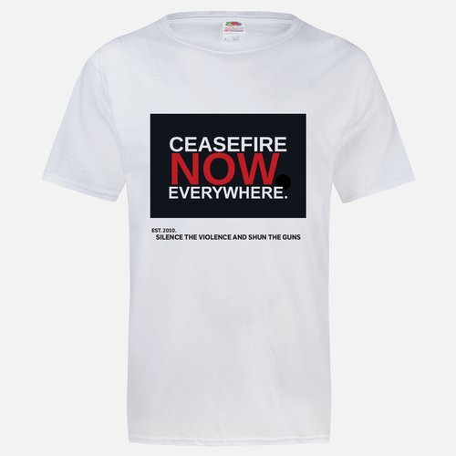 THE CEASEFIRE NOW EVERYWHERE. T-SHIRT