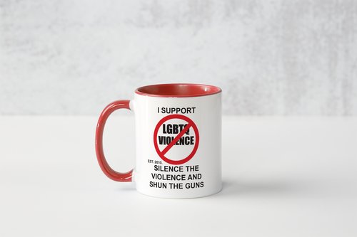 THE ANTI-VIOLENCE AGAINST LGBTQ COFFEE MUG