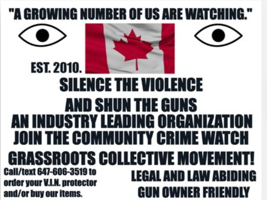 THE COMMUNITY CRIME WATCH GRASSROOTS COLLECTIVE MOVEMENT POSTCARD