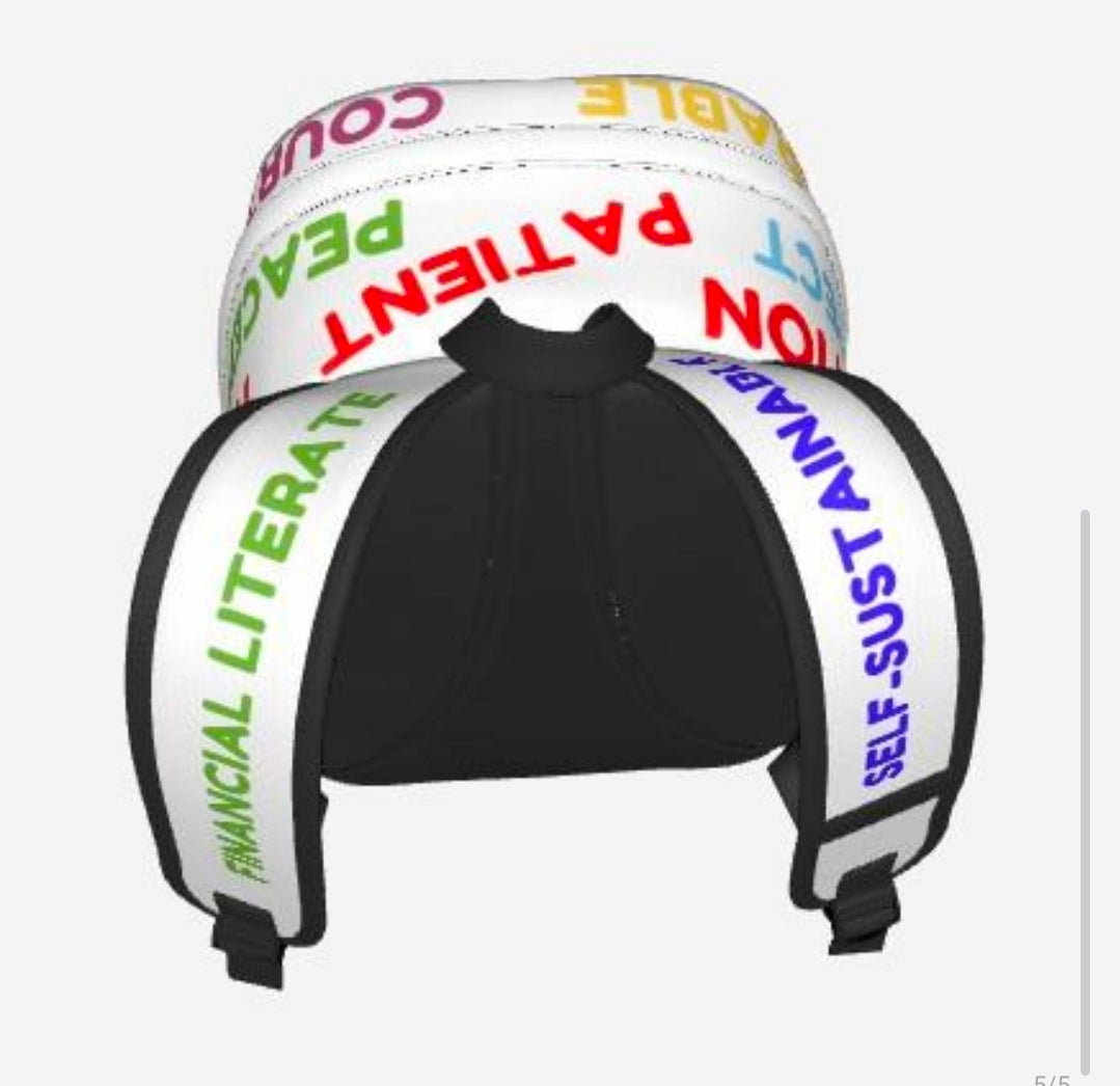 THE SILENCE THE VIOLENCE AND SHUN THE GUNS SCHOOL BACKPACK