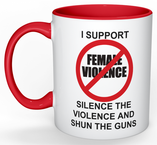 THE ANTI-VIOLENCE AGAINST FEMALES COFFEE MUG
